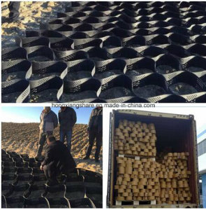 HDPE Texture Geocells / Geowebs for Slope