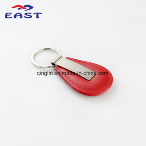 Custom Printed Car Logo Genuine Leather Key Chain